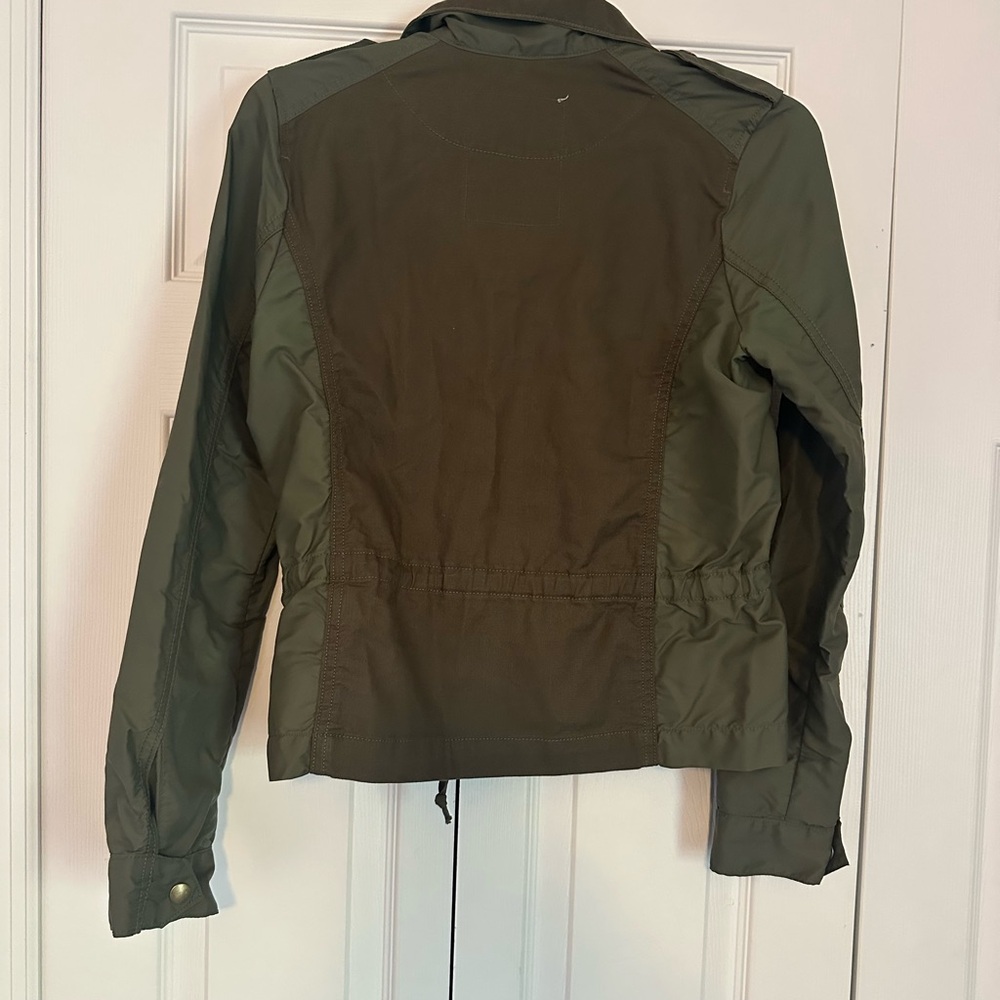 Lucky Brand two toned Olive Green Women's Jacket - Picture 3 of 4